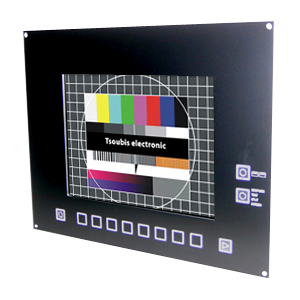 LCD12-0076 utbytes monitor för Heidenhain TNC 406 / TNC 407 – BC 110B med softkeys